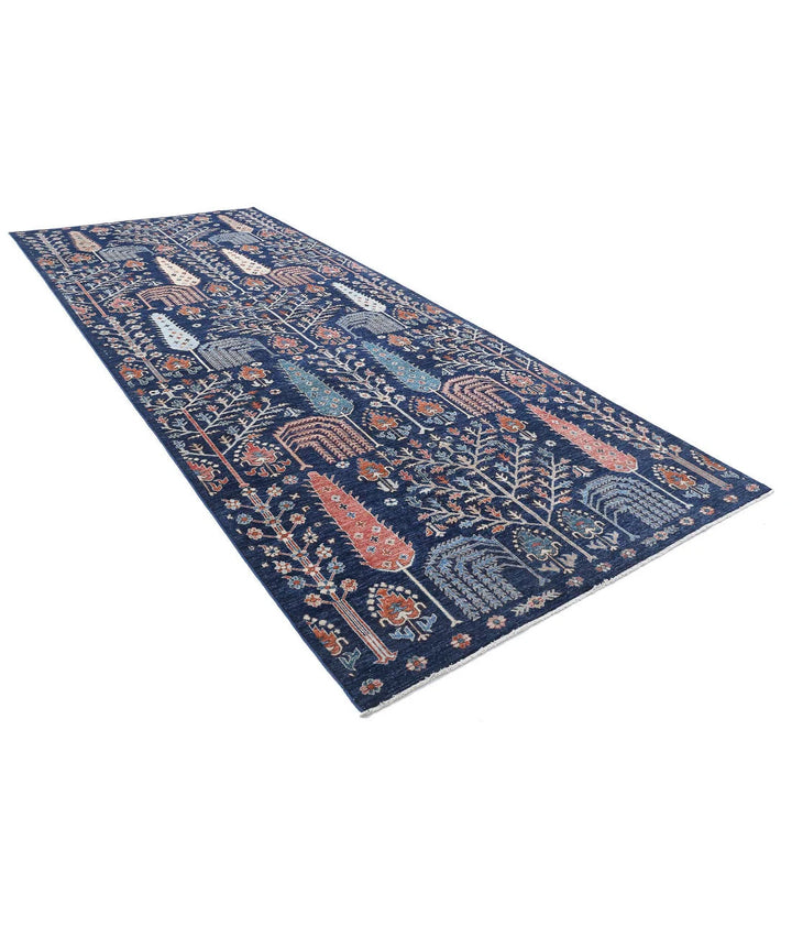 Afghan Bakshaish Runner Rug 6' 2" x 14' 8" Hand-Knotted | No. AT33992
