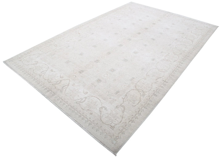 Afghan Serenity Rug 6' 6" x 9' 10" Hand-Knotted | No. AT34115