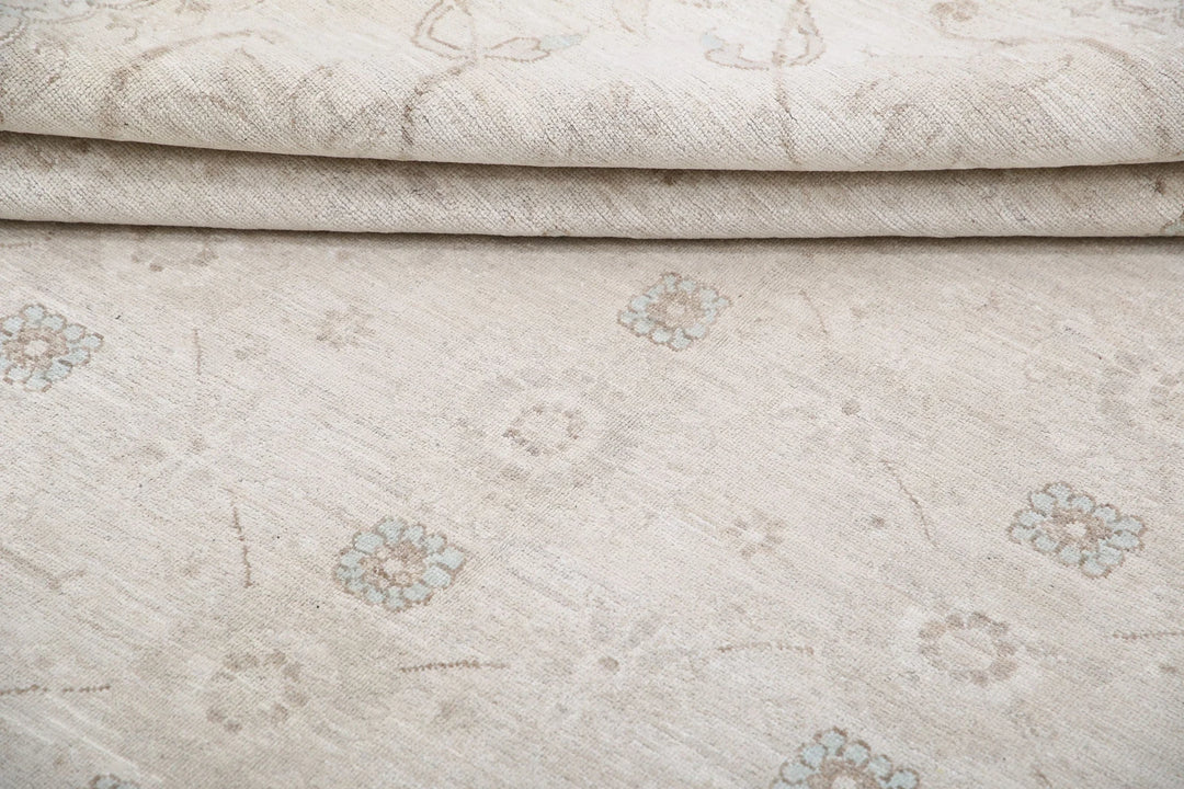 Afghan Serenity Rug 6' 6" x 9' 10" Hand-Knotted | No. AT34115