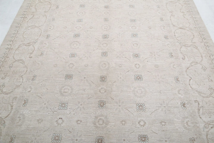 Afghan Serenity Rug 6' 6" x 9' 10" Hand-Knotted | No. AT34115