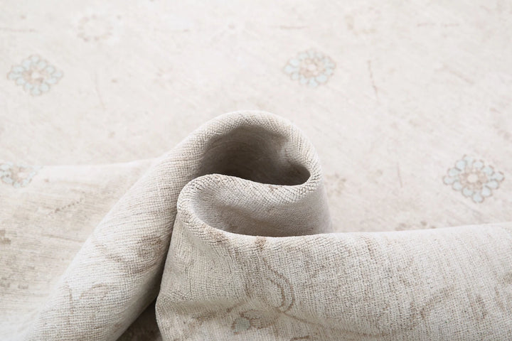 Afghan Serenity Rug 6' 6" x 9' 10" Hand-Knotted | No. AT34115