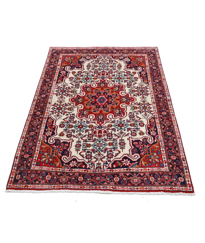 Persian Hamadan Rug 3' 3" x 5' 1" Hand-Knotted | No. AT34211