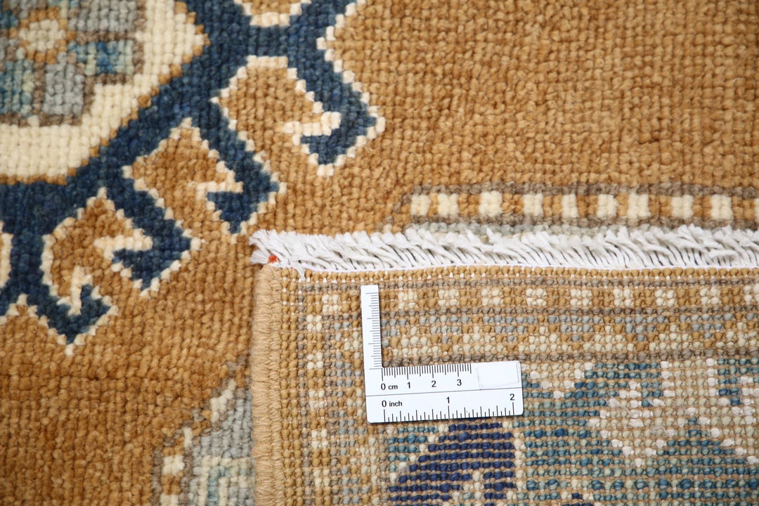Beige Afghan Ziegler Rug 8' 5" x 10' 1" Hand-Knotted | No. AT34250