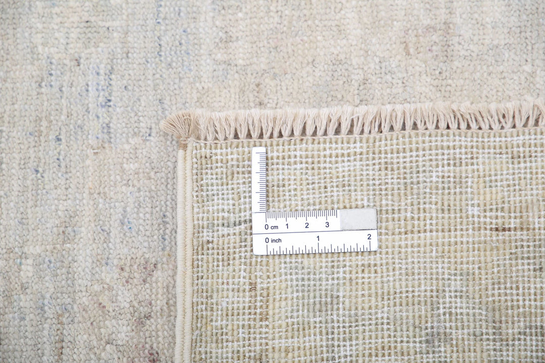Afghan Runner Rug 3' 11" x 14' 2" Hand-Knotted | No. AT34272