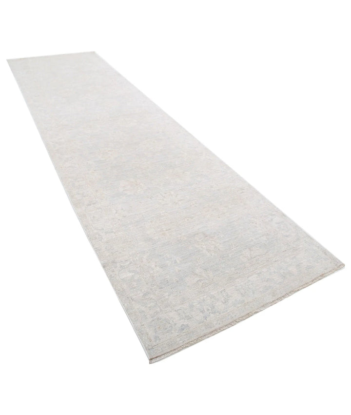 Afghan Runner Rug 3' 11" x 14' 2" Hand-Knotted | No. AT34272
