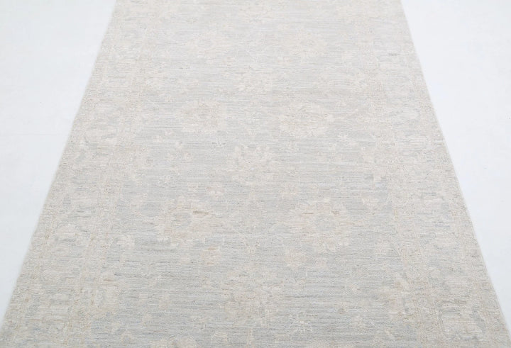 Afghan Runner Rug 3' 11" x 14' 2" Hand-Knotted | No. AT34272