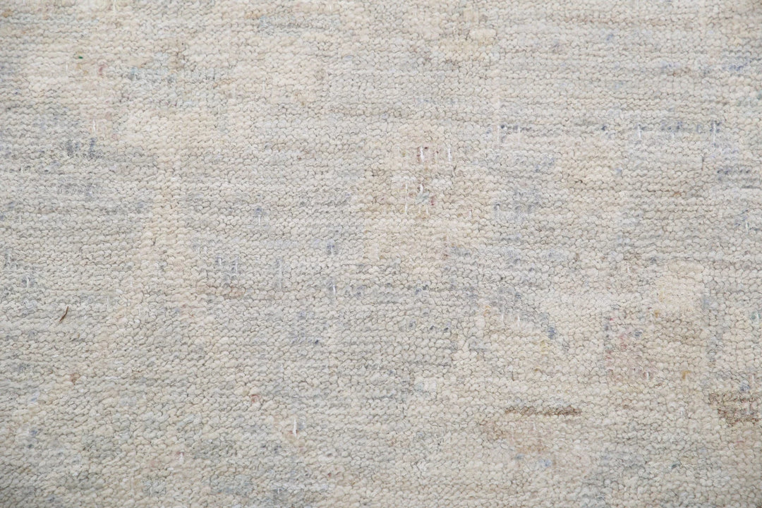 Afghan Runner Rug 3' 11" x 14' 2" Hand-Knotted | No. AT34272