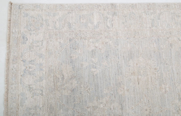 Afghan Runner Rug 3' 11" x 14' 2" Hand-Knotted | No. AT34272