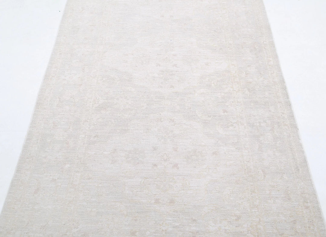 Afghan Tabriz Rug 3' 3" x 10' 2" Hand-Knotted | No. AT34322