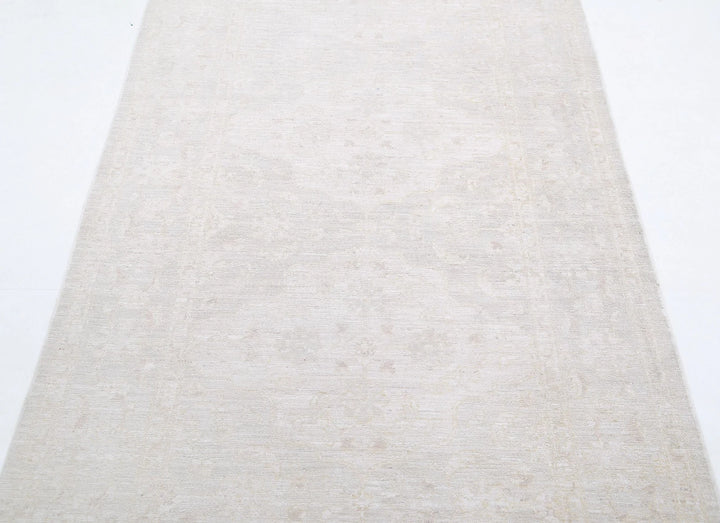 Afghan Tabriz Rug 3' 3" x 10' 2" Hand-Knotted | No. AT34322