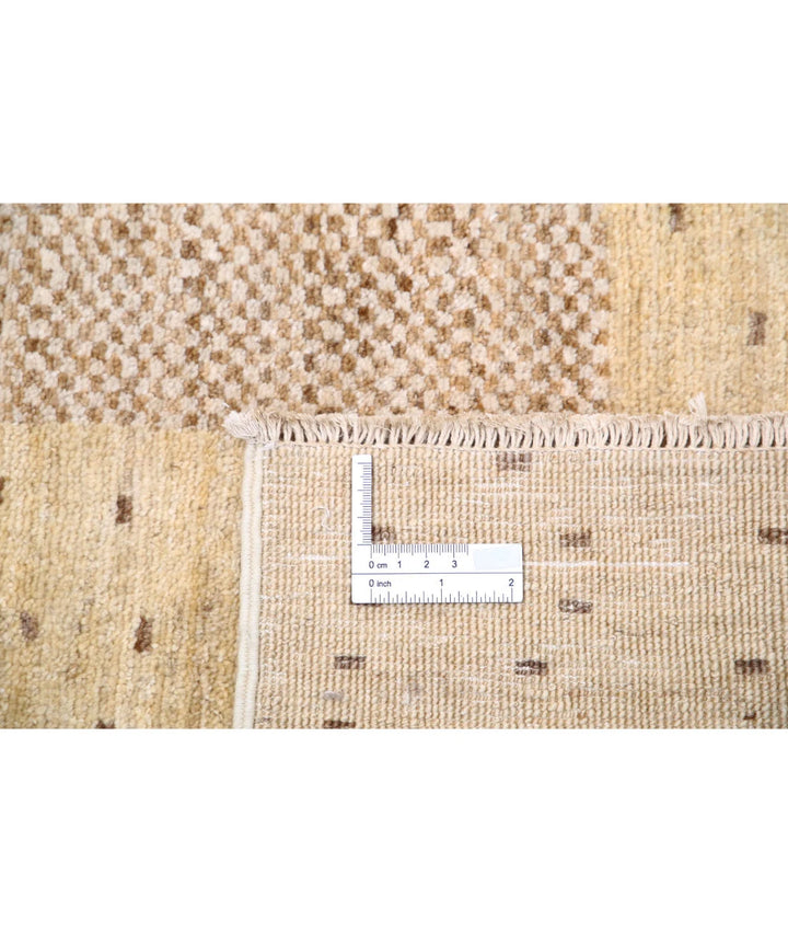 Afghan Gabbeh Rug 8' 8" x 11' 10" Hand-Knotted | No. AT34338