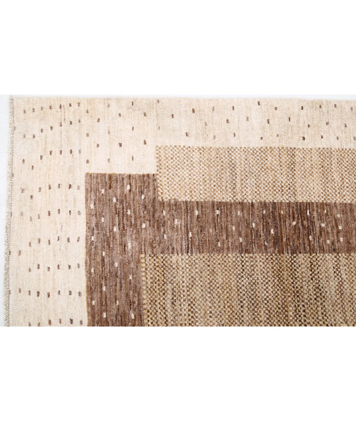 Afghan Gabbeh Rug 8' 8" x 11' 10" Hand-Knotted | No. AT34338