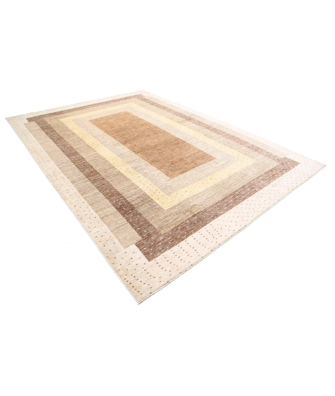 Afghan Gabbeh Rug 8' 8" x 11' 10" Hand-Knotted | No. AT34338
