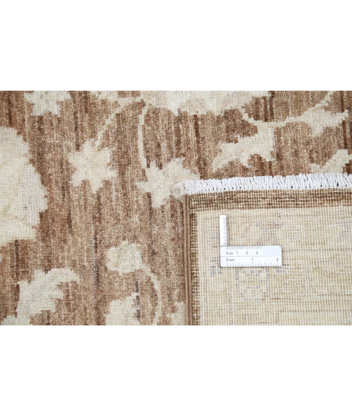 Brown Afghan Serenity Rug 7' 11" x 9' 6" Hand-Knotted | No. AT343740
