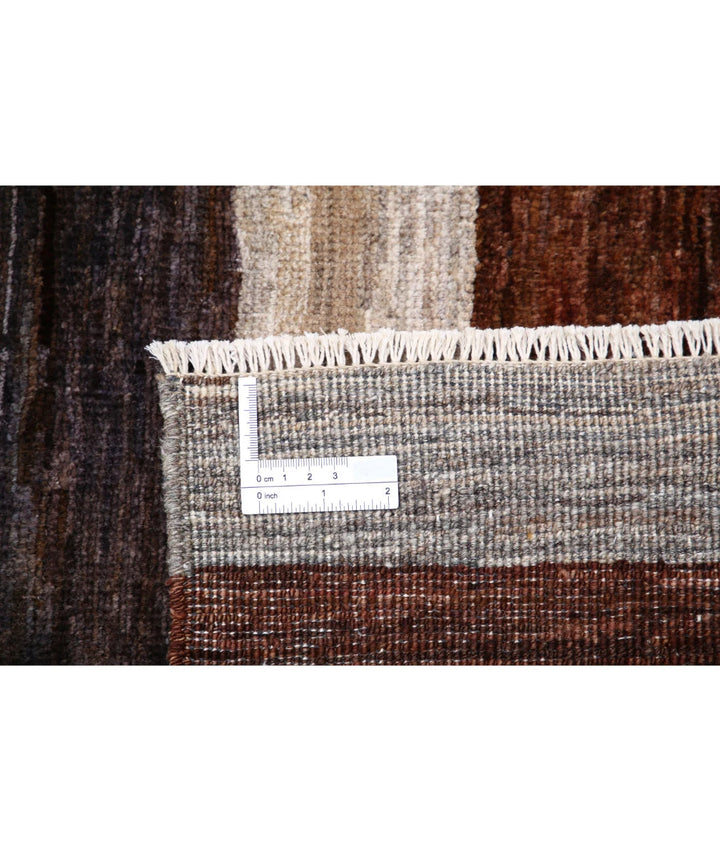 Afghan Modcar Rug 6' 5" x 8' 0" Hand-Knotted | No. AT34384