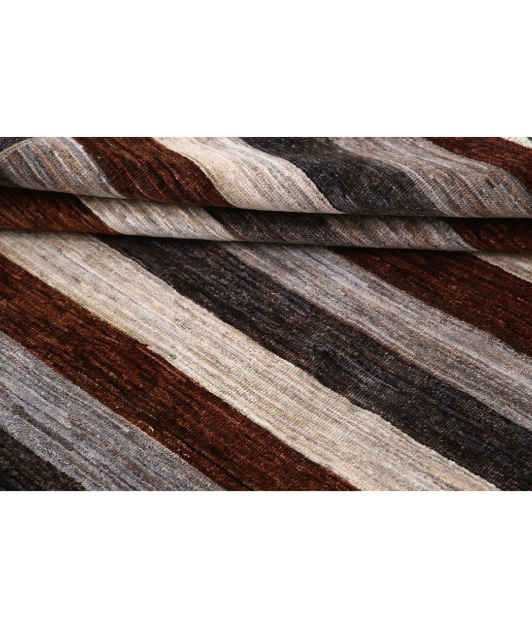 Afghan Modcar Rug 6' 5" x 8' 0" Hand-Knotted | No. AT34384