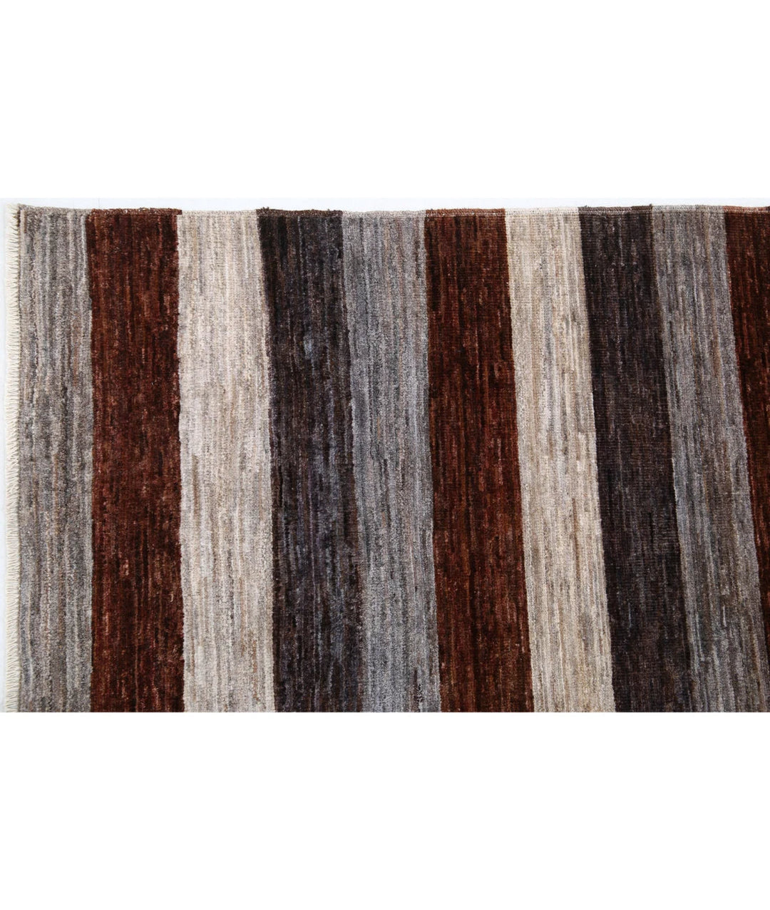 Afghan Modcar Rug 6' 5" x 8' 0" Hand-Knotted | No. AT34384