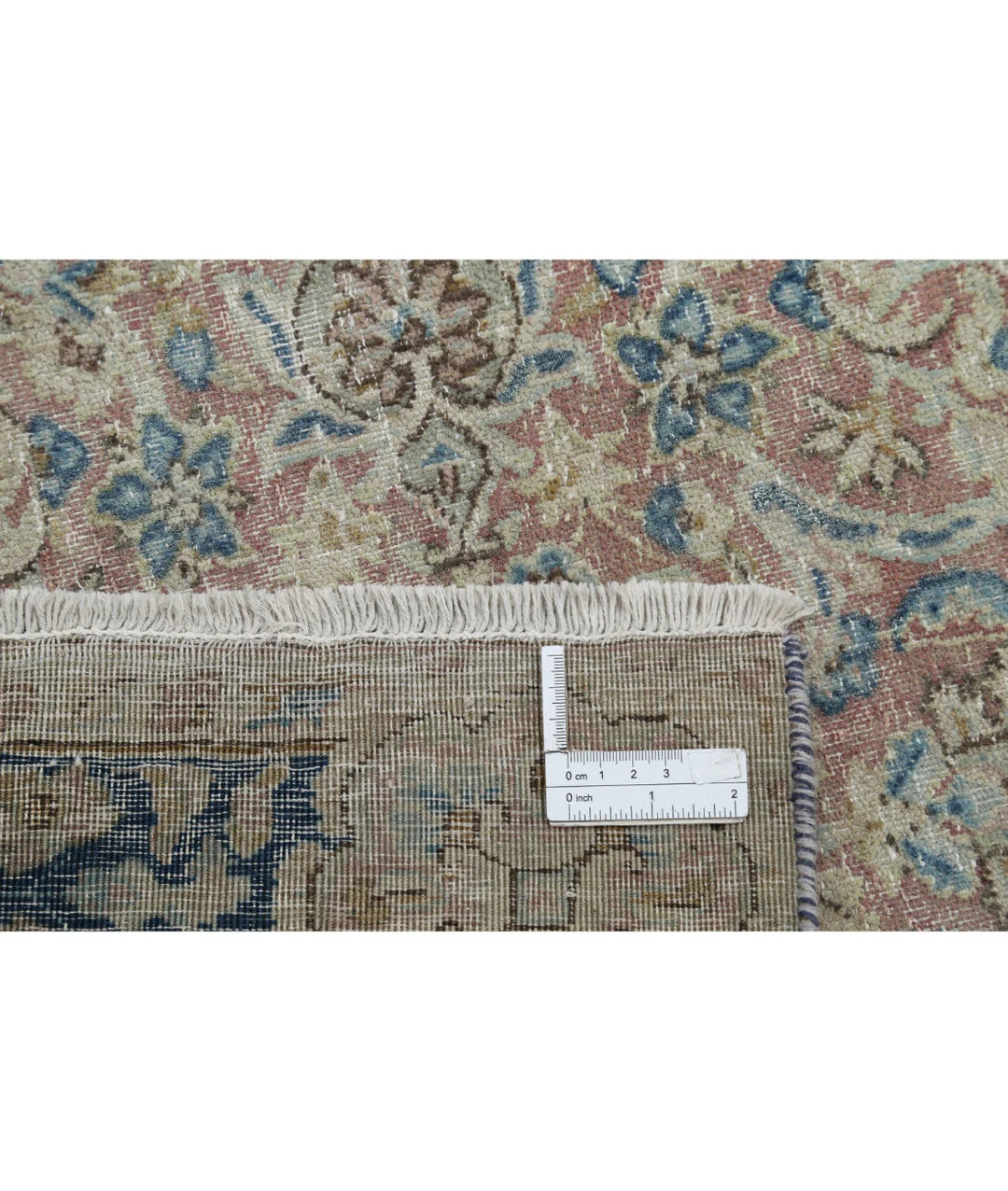 Persian Kerman Runner Rug 3' 8" x 9' 6" Hand-Knotted | No. AT34473