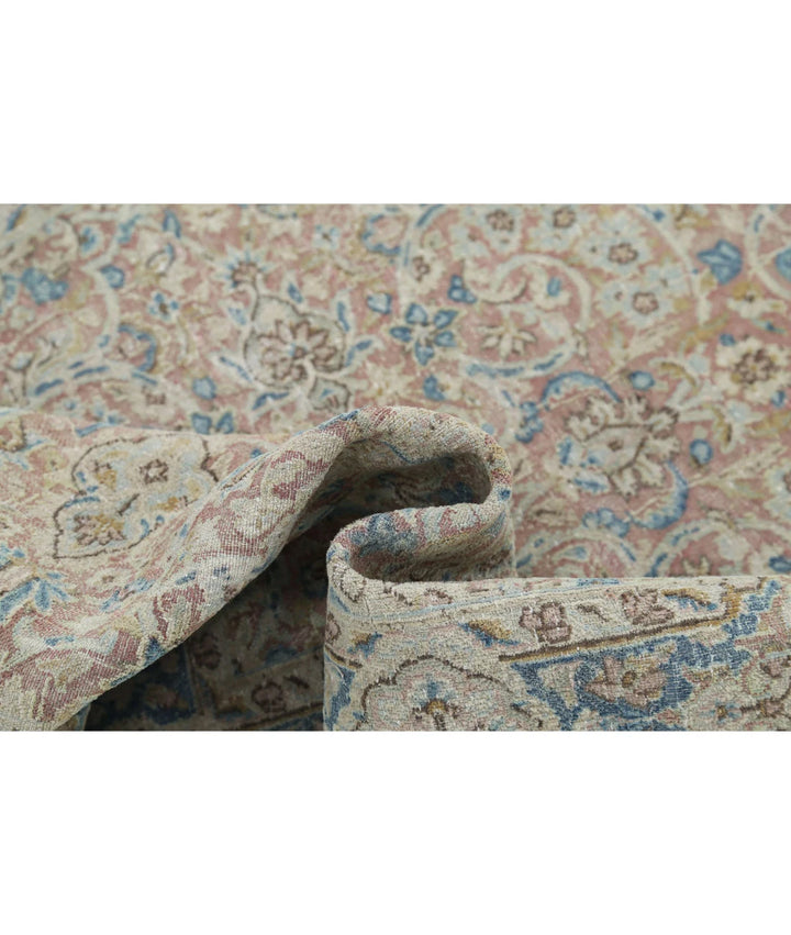 Persian Kerman Runner Rug 3' 8" x 9' 6" Hand-Knotted | No. AT34473
