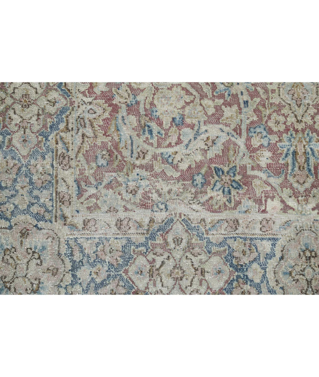 Persian Kerman Runner Rug 3' 8" x 9' 6" Hand-Knotted | No. AT34473