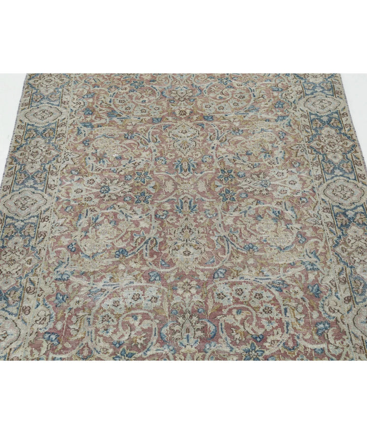 Persian Kerman Runner Rug 3' 8" x 9' 6" Hand-Knotted | No. AT34473