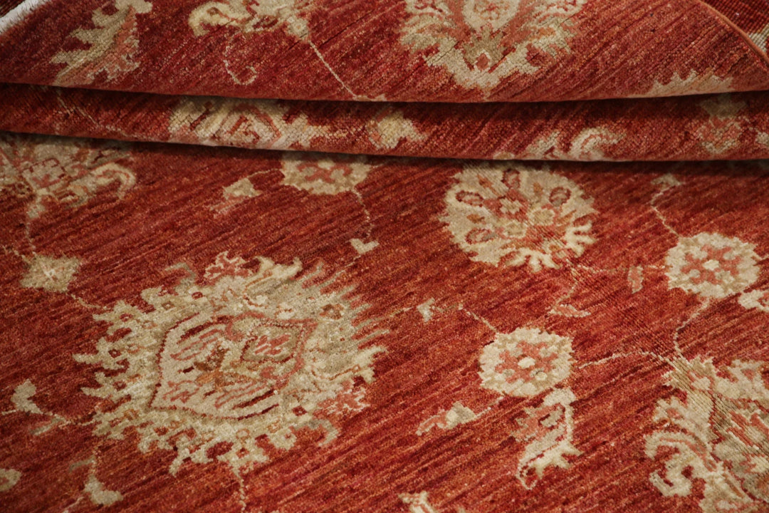 Afghan Oriental Rug 4' 10" x 6' 6" Hand-Knotted | No. AT34543