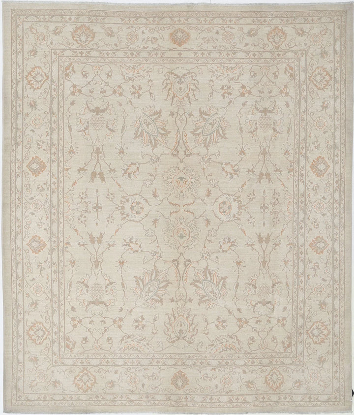 Afghan Serenity Rug 8' 1" x 9' 8" Hand-Knotted | No. AT34547