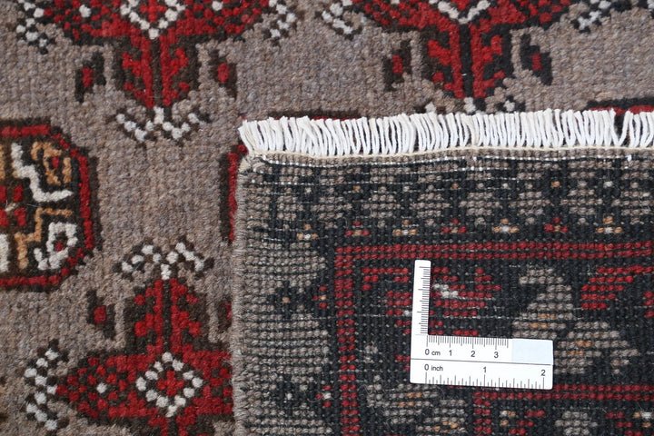 Afghan Akcha Revival Rug 8' 2" x 10' 11" Hand-Knotted | No. AT34615