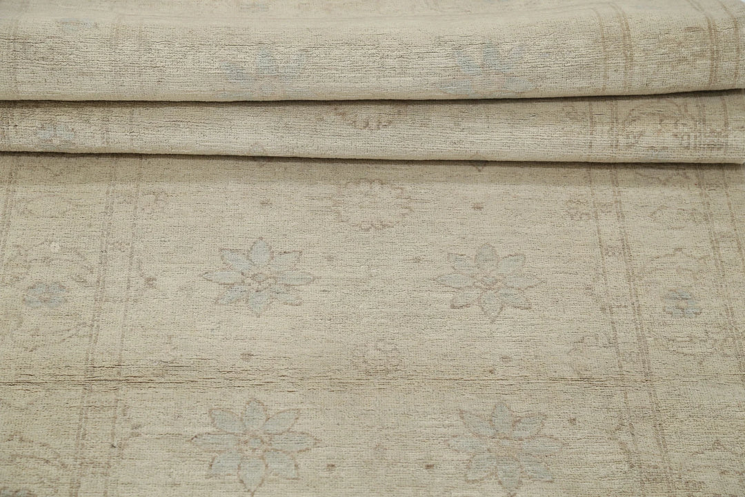 Afghan Serenity Runner Rug 2' 9" x 10' 8" Hand-Knotted | No. AT34679