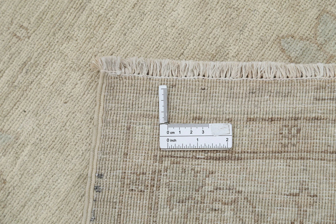 Afghan Serenity Runner Rug 2' 9" x 10' 8" Hand-Knotted | No. AT34679