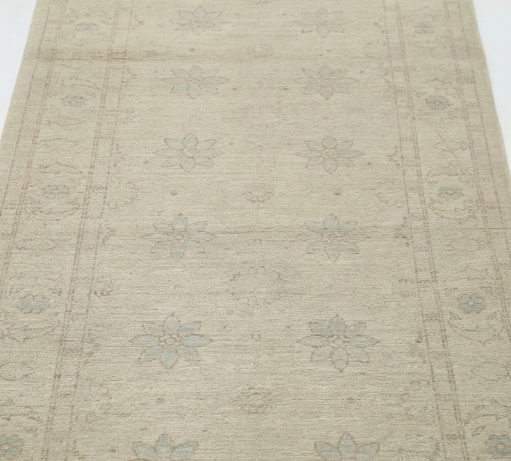 Afghan Serenity Runner Rug 2' 9" x 10' 8" Hand-Knotted | No. AT34679