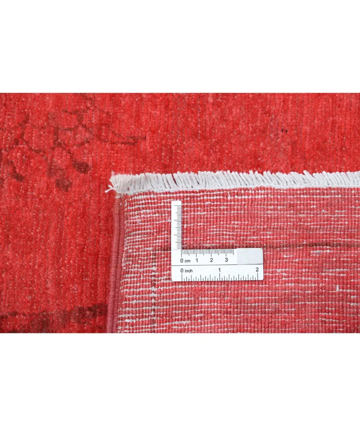 Hand Knotted Overdye Wool Rug 5' 11" x 8' 8" - No. AT34689