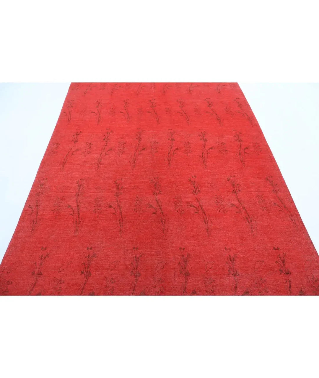 Hand Knotted Overdye Wool Rug 5' 11" x 8' 8" - No. AT34689