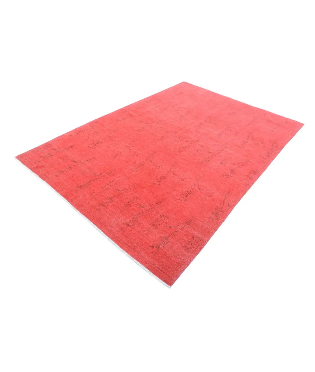Hand Knotted Overdye Wool Rug 5' 11" x 8' 8" - No. AT34689