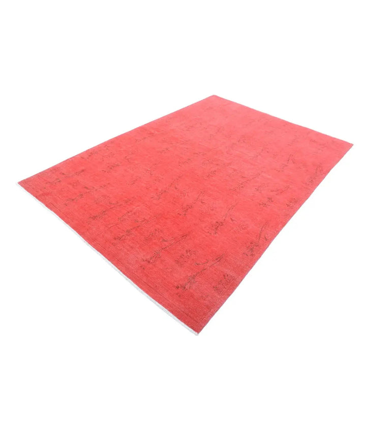 Hand Knotted Overdye Wool Rug 5' 11" x 8' 8" - No. AT34689
