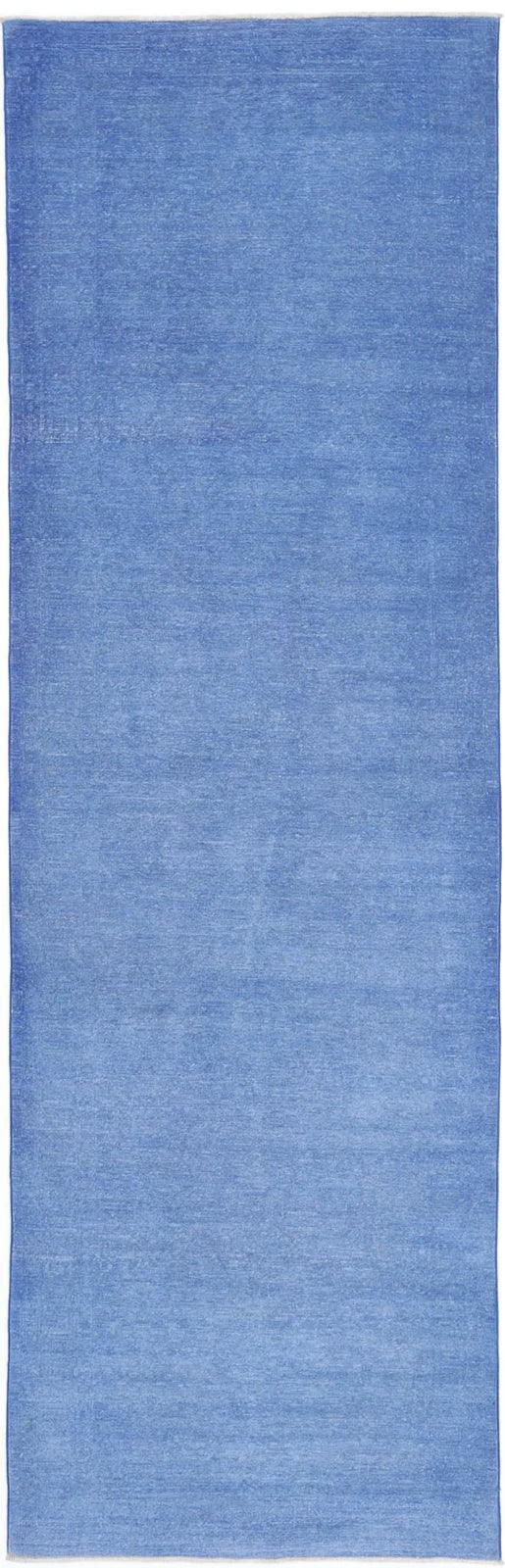 Afghan Overdye Rug 2' 11" x 10' 3" Hand-Knotted | No. AT34712