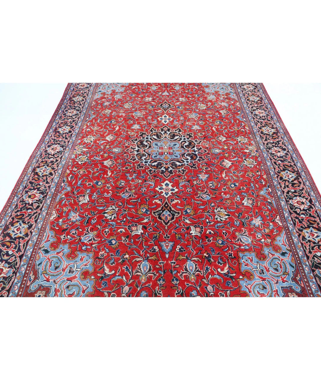 Persian Mahal Rug 7' 1" x 10' 6" Hand-Knotted | No. AT34736