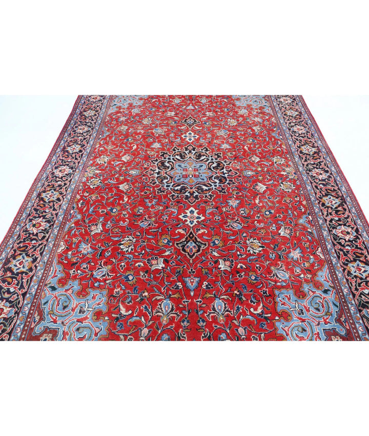 Persian Mahal Rug 7' 1" x 10' 6" Hand-Knotted | No. AT34736