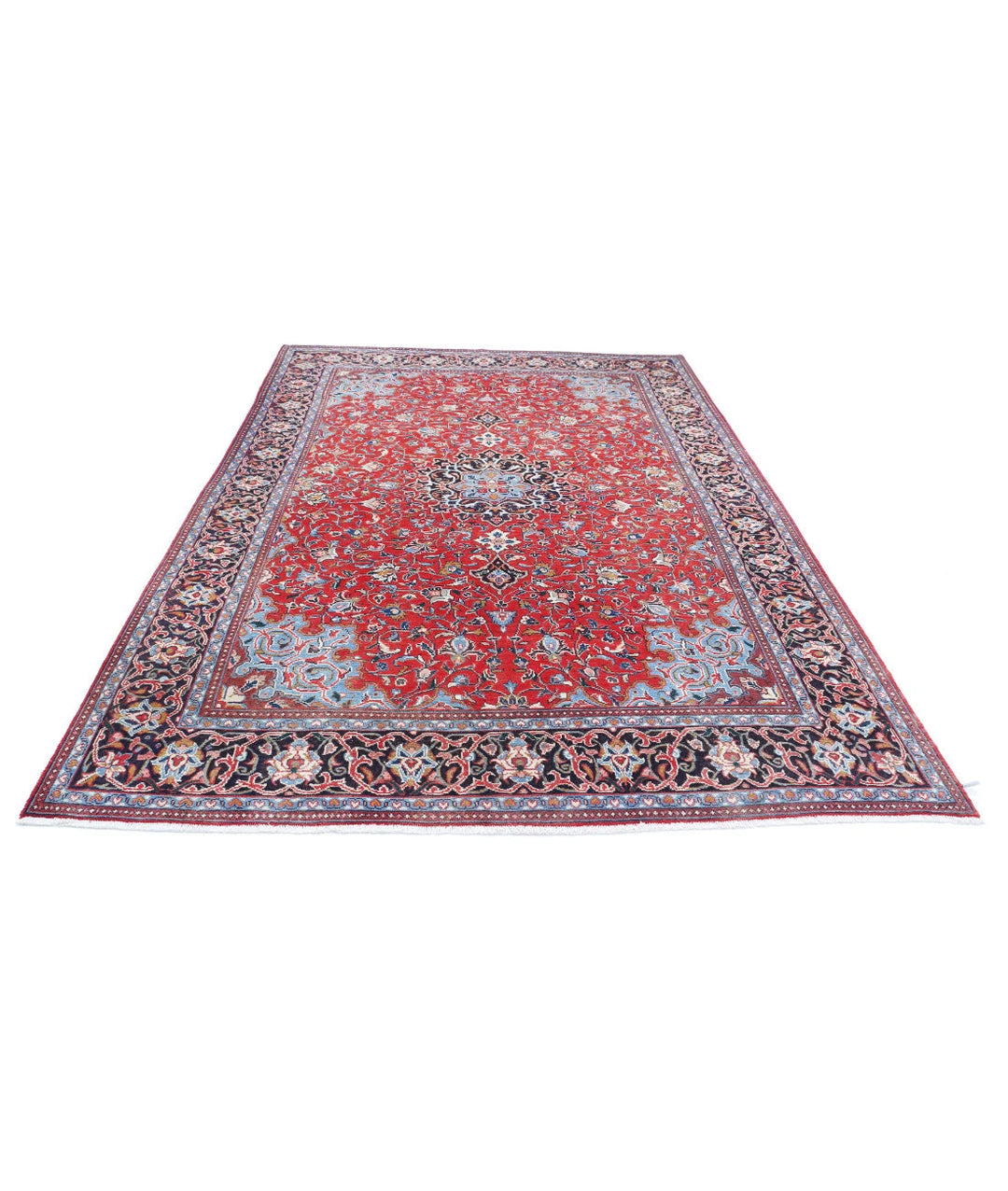 Persian Mahal Rug 7' 1" x 10' 6" Hand-Knotted | No. AT34736