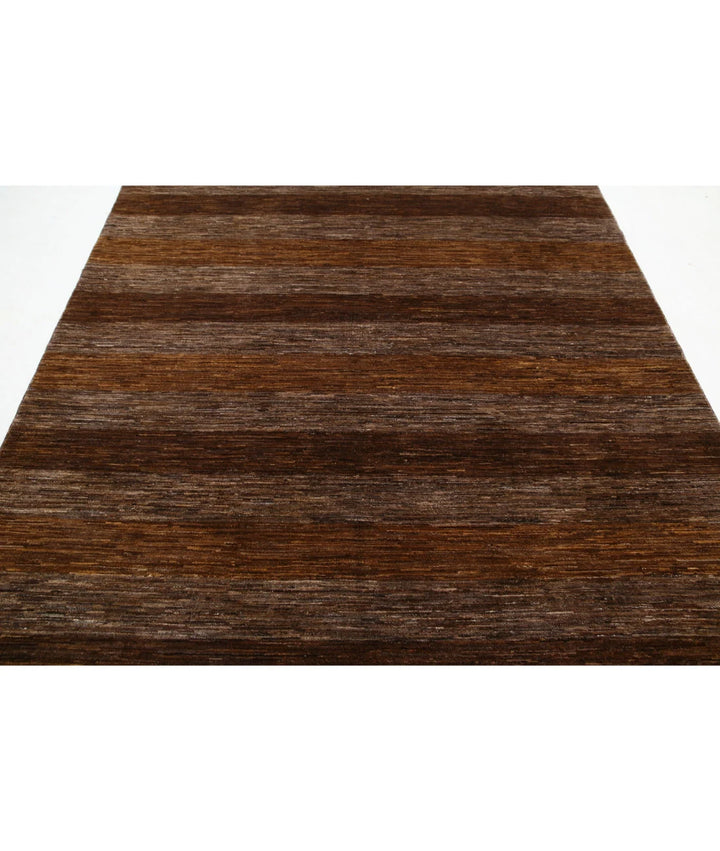 Afghan Modcar Rug 6' 7" x 7' 11" Hand-Knotted | No. AT34767