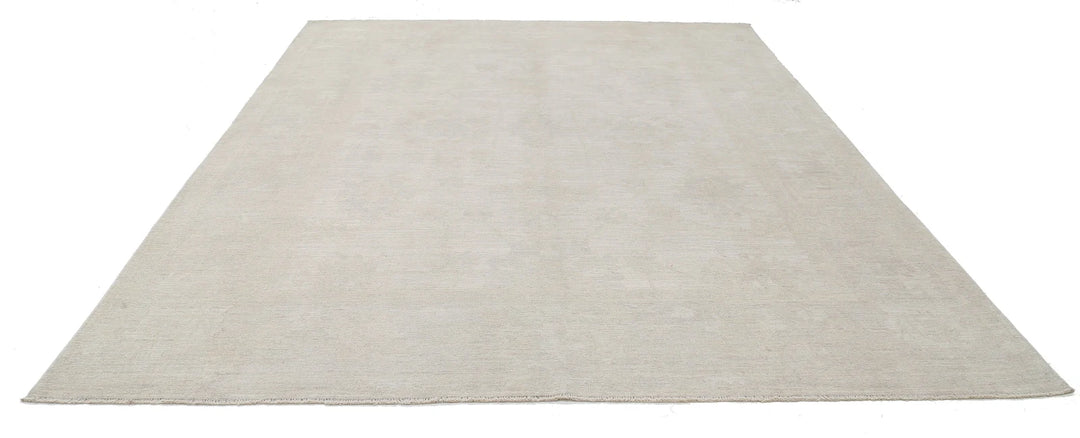 Afghan Oushak Rug 9' 0" x 11' 9" Hand-Knotted | No. AT34769