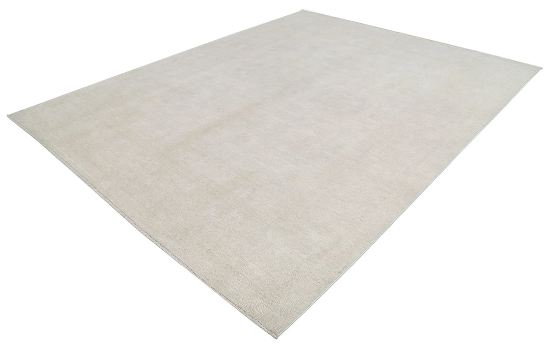 Afghan Oushak Rug 9' 0" x 11' 9" Hand-Knotted | No. AT34769