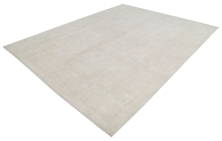 Afghan Oushak Rug 9' 0" x 11' 9" Hand-Knotted | No. AT34769