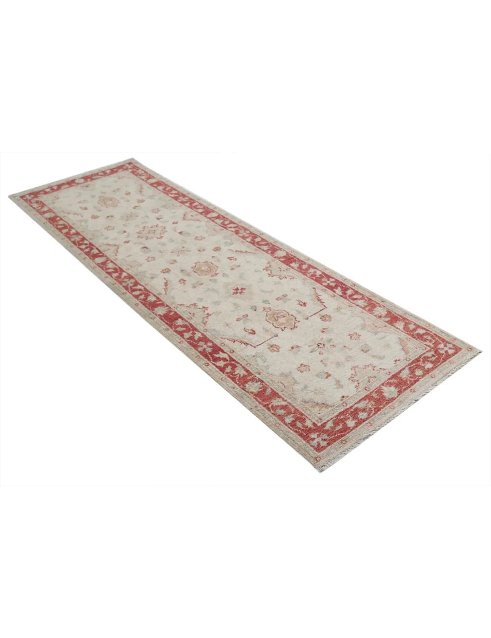 Afghan Ziegler Rug 2' 6" x 7' 10" Hand-Knotted | No. AT34912