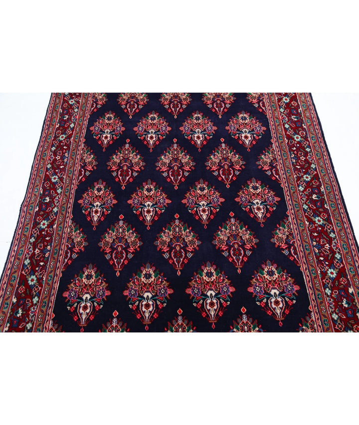 Persian Kashan Rug 4' 4" x 6' 9" Hand-Knotted | No. AT34933
