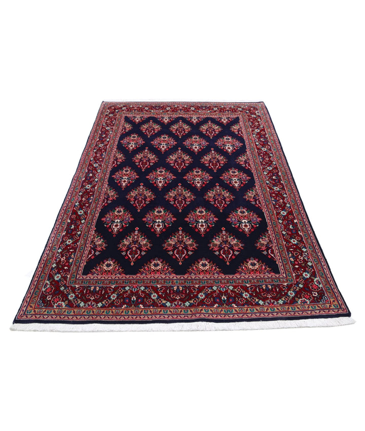Persian Kashan Rug 4' 4" x 6' 9" Hand-Knotted | No. AT34933