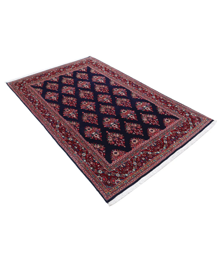 Persian Kashan Rug 4' 4" x 6' 9" Hand-Knotted | No. AT34933