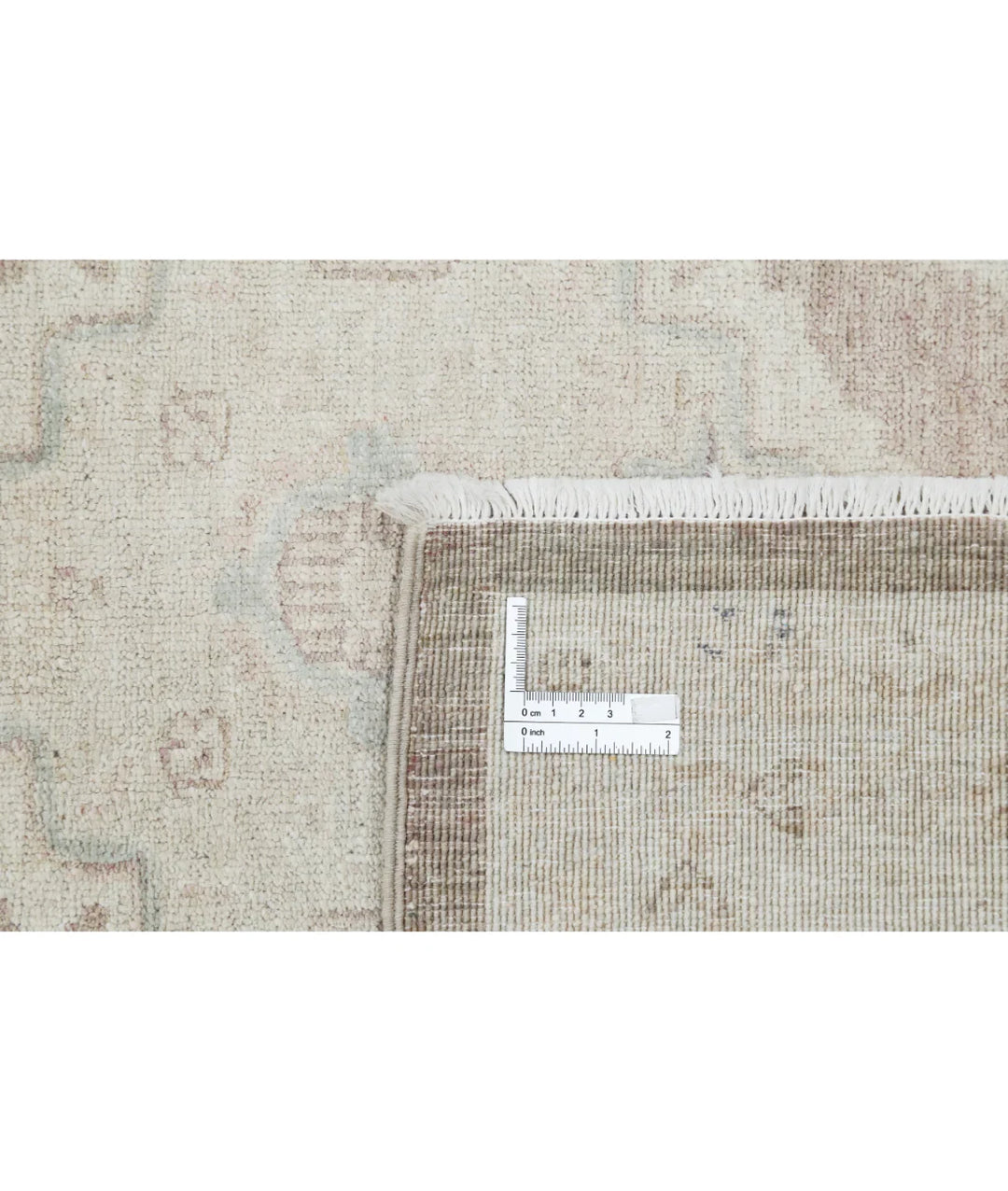 Brown Afghan Serenity Rug 8' 9" x 11' 4" Hand-Knotted | No. AT35022