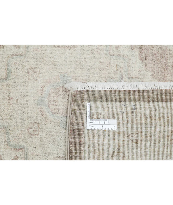 Brown Afghan Serenity Rug 8' 9" x 11' 4" Hand-Knotted | No. AT35022