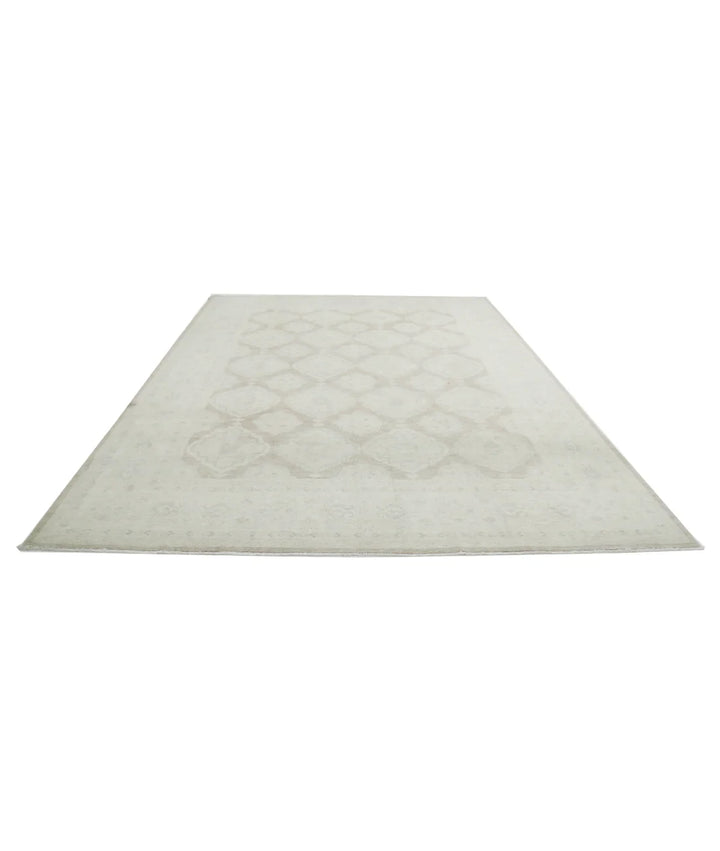 Brown Afghan Serenity Rug 8' 9" x 11' 4" Hand-Knotted | No. AT35022